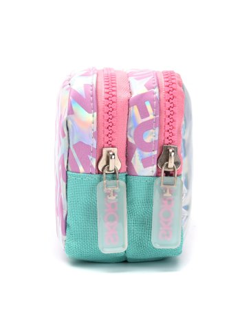 Cartuchera rectangular dos cierres. - Skora