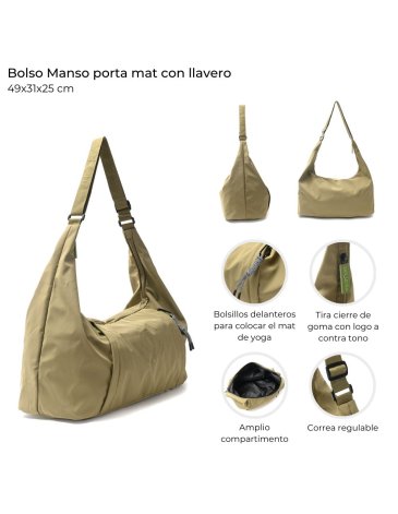 Bolso Manso porta Mat de Yoga SKORA