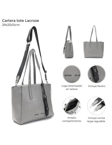 Cartera Tote lacroze SKORA