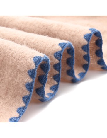 Ruana Lisa con Flecos - SKORA