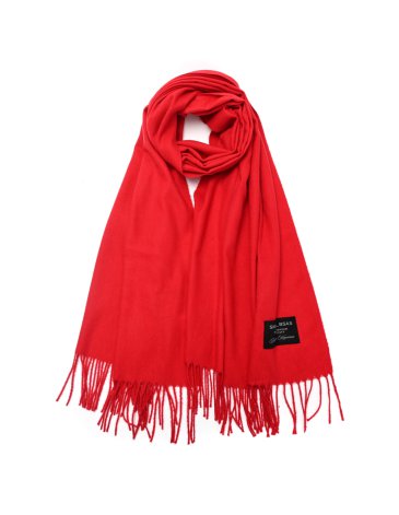 Ruana lisa con flecos - SKORA