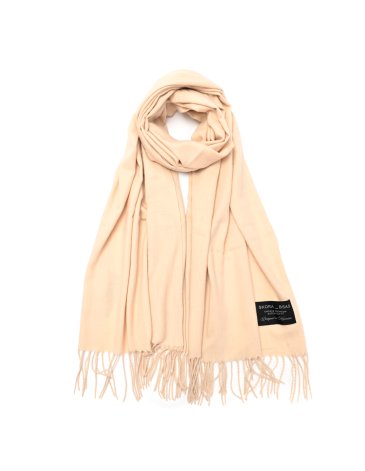 Ruana lisa con flecos - SKORA