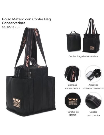 Bolso Matero con Cooler Bag desmontable WANDERLUST