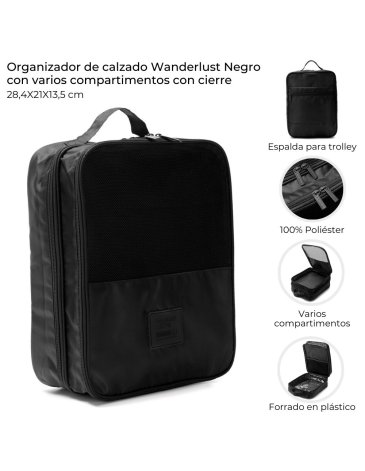Organizador de Viaje con varios compartimientos WANDERLUST