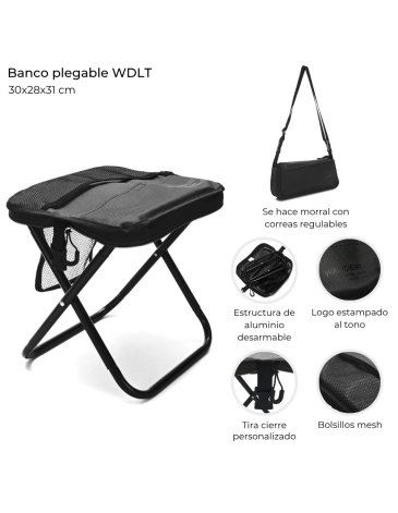 Banco plegable convertible a morral WANDERLUST