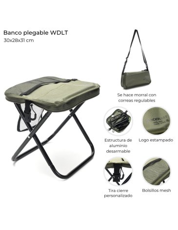 Banco Plegable convertible a morral WANDERLUST