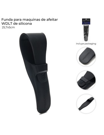 Funda para maquinas de afeitar WDLT de silicona 25,7x5cm WANDERLUST