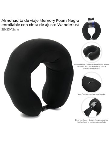 Almohadita de viaje Memory Foam WANDERLUST