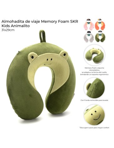 Almohadita de viaje Memory Foam 31 x 29cm SKORA