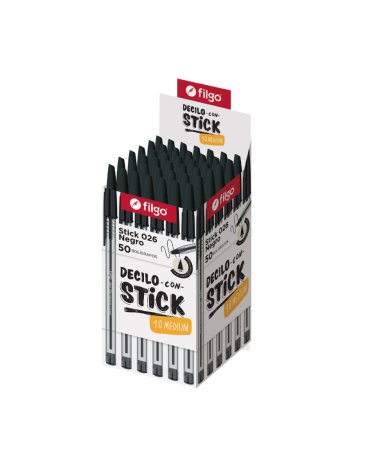 Boligrafo Stick 1.0 / Caja x 50 azul FILGO