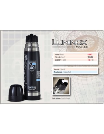 Termo LUMINOX RUTA 40 1000ML - LUMILAGRO