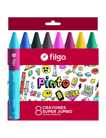 Crayones de cera Pinto / Estuche x 8 Confetti FILGO