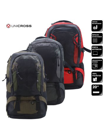 MOCHILA TREKKING UNICROSS 20" UNICROSS