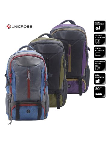 MOCHILA TREKKING UNICROSS 20" UNICROSS