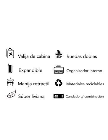 SET VALIJAS ABS NEGRO 20''24''28''  - WILSON