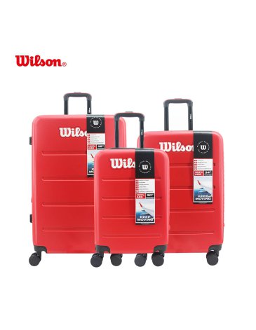 SET VALIJAS ABS ROJO 20