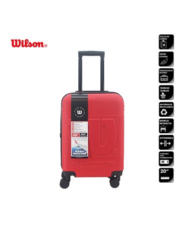 VALIJA  CARRY ON ABS ROJA 20