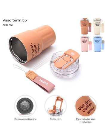 Vaso termico 380ml  SKORA